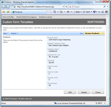 Code On Time: Custom Templates for AJAX forms in Data Aquarium ...